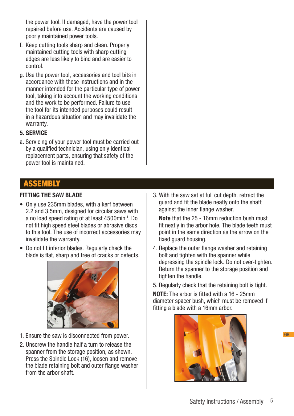 Assembly | Triton TSA 001 User Manual | Page 5 / 48