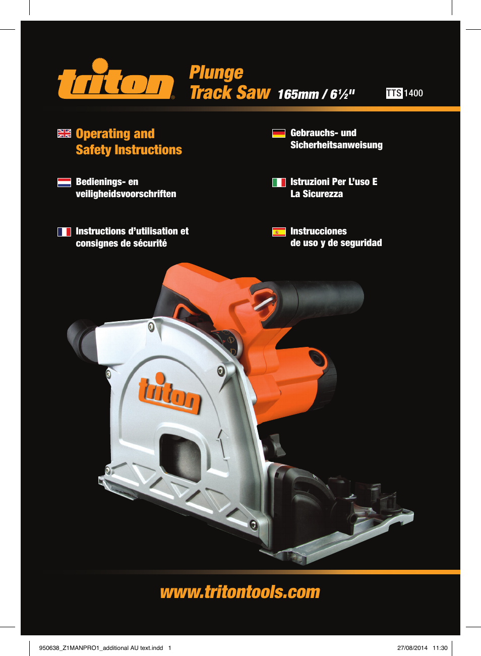 Triton TTS 1400 User Manual | 66 pages