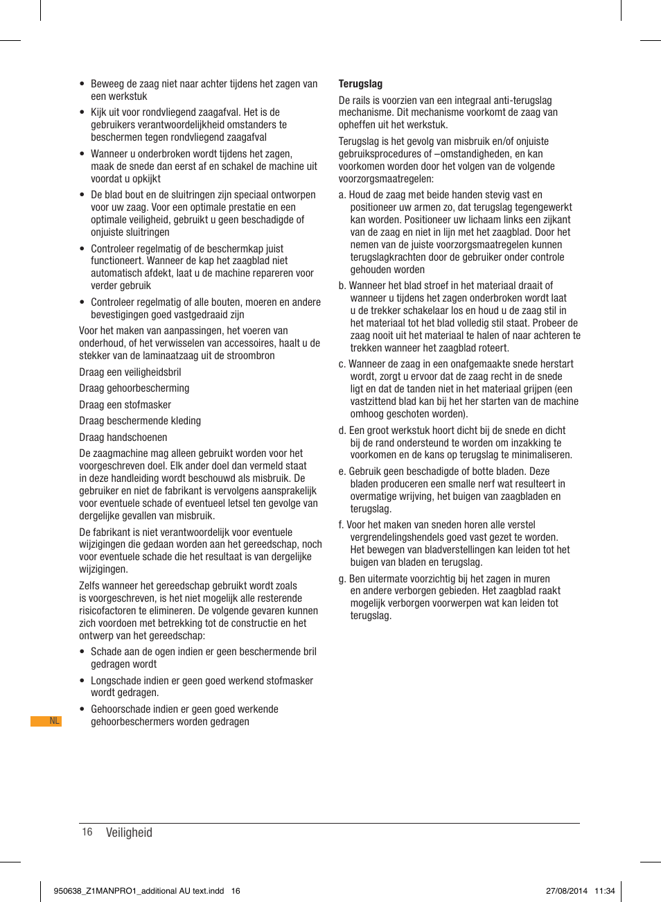 Triton TTS 1400 User Manual | Page 16 / 66