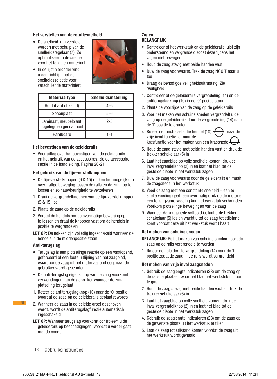 Triton TTS 1400 User Manual | Page 18 / 66