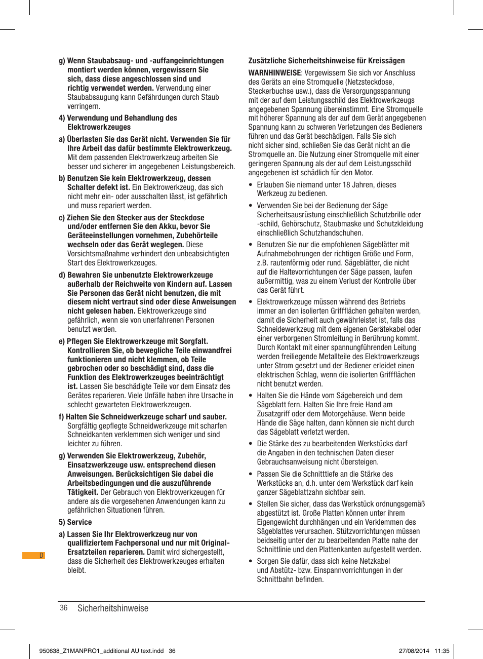 Triton TTS 1400 User Manual | Page 36 / 66