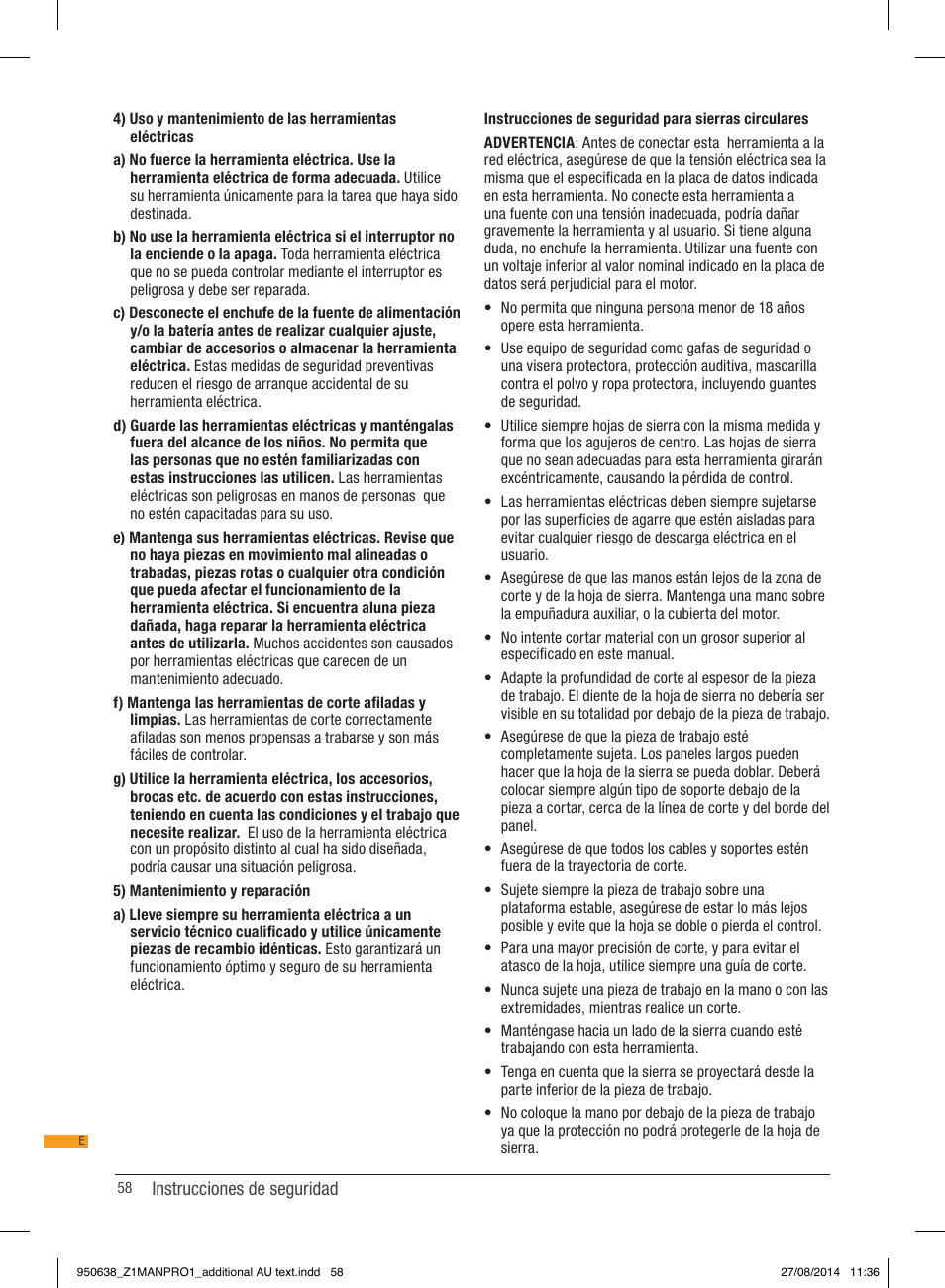 Triton TTS 1400 User Manual | Page 58 / 66
