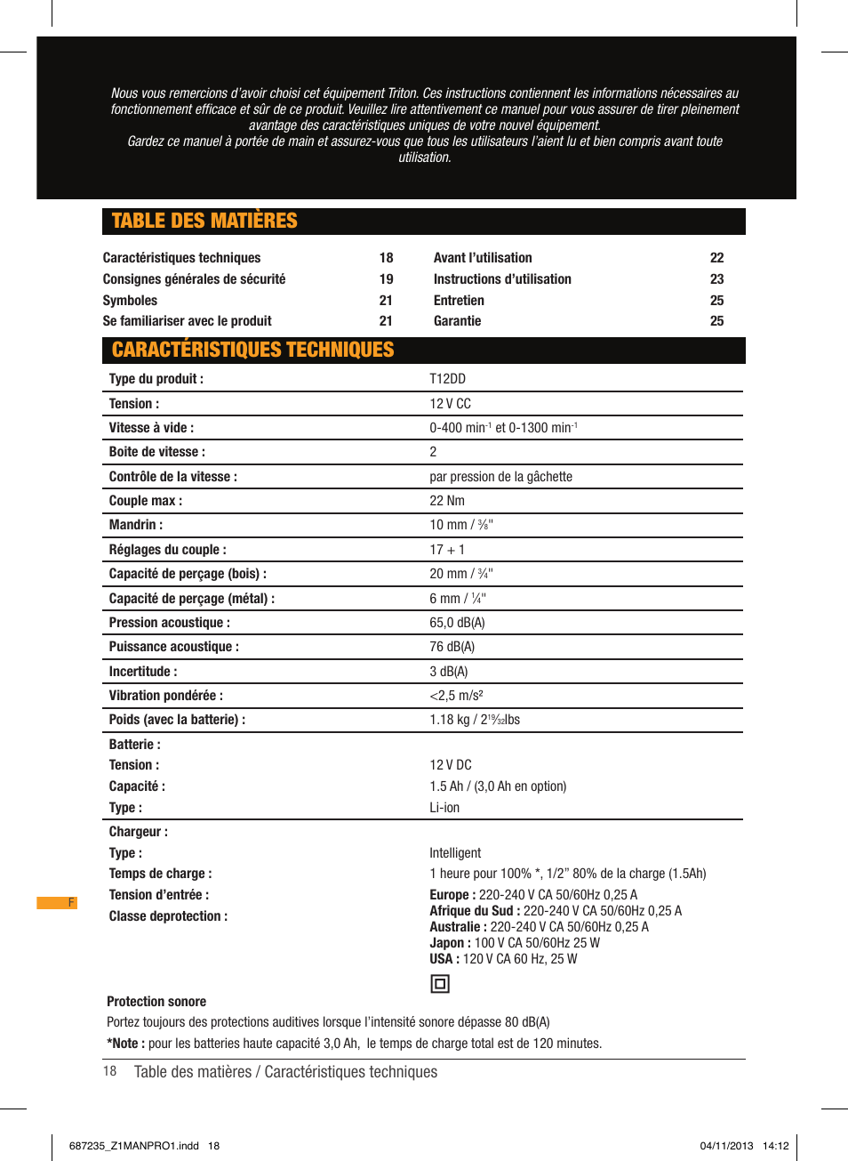 Triton T12 DD User Manual | Page 19 / 50