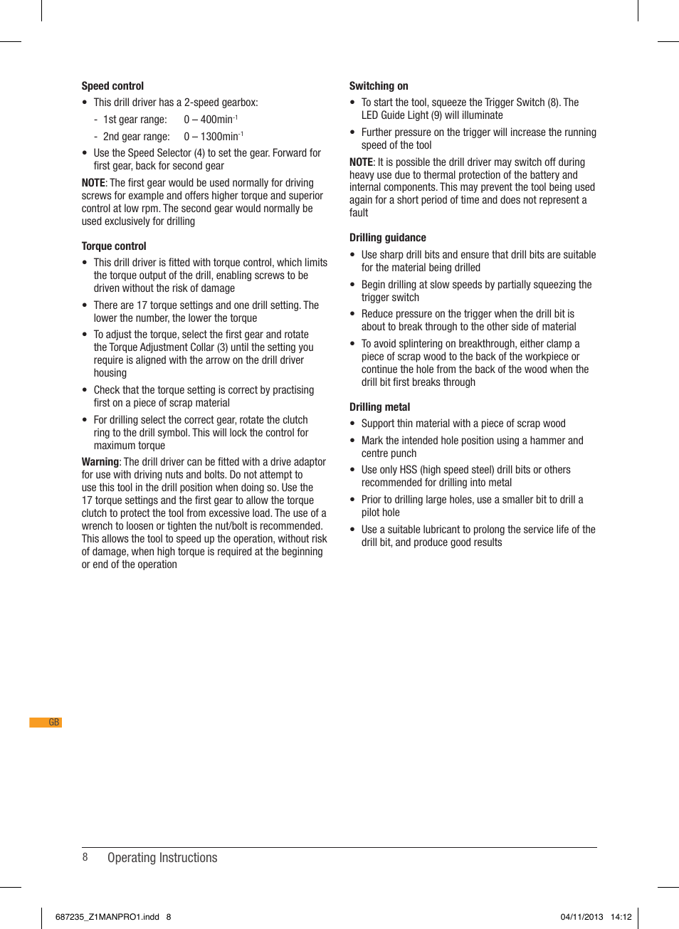 Triton T12 DD User Manual | Page 9 / 50