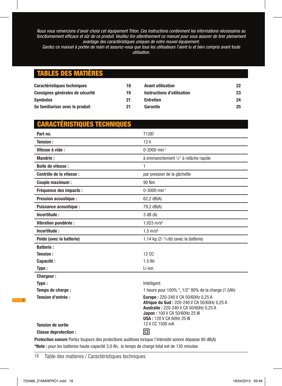 Triton T12 ID User Manual | Page 19 / 50