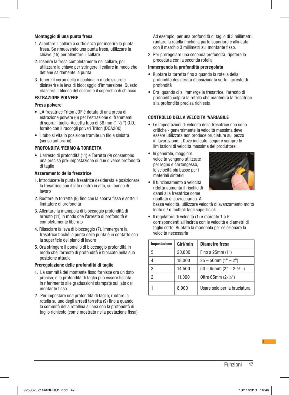 Triton JOF 001 User Manual | Page 47 / 64