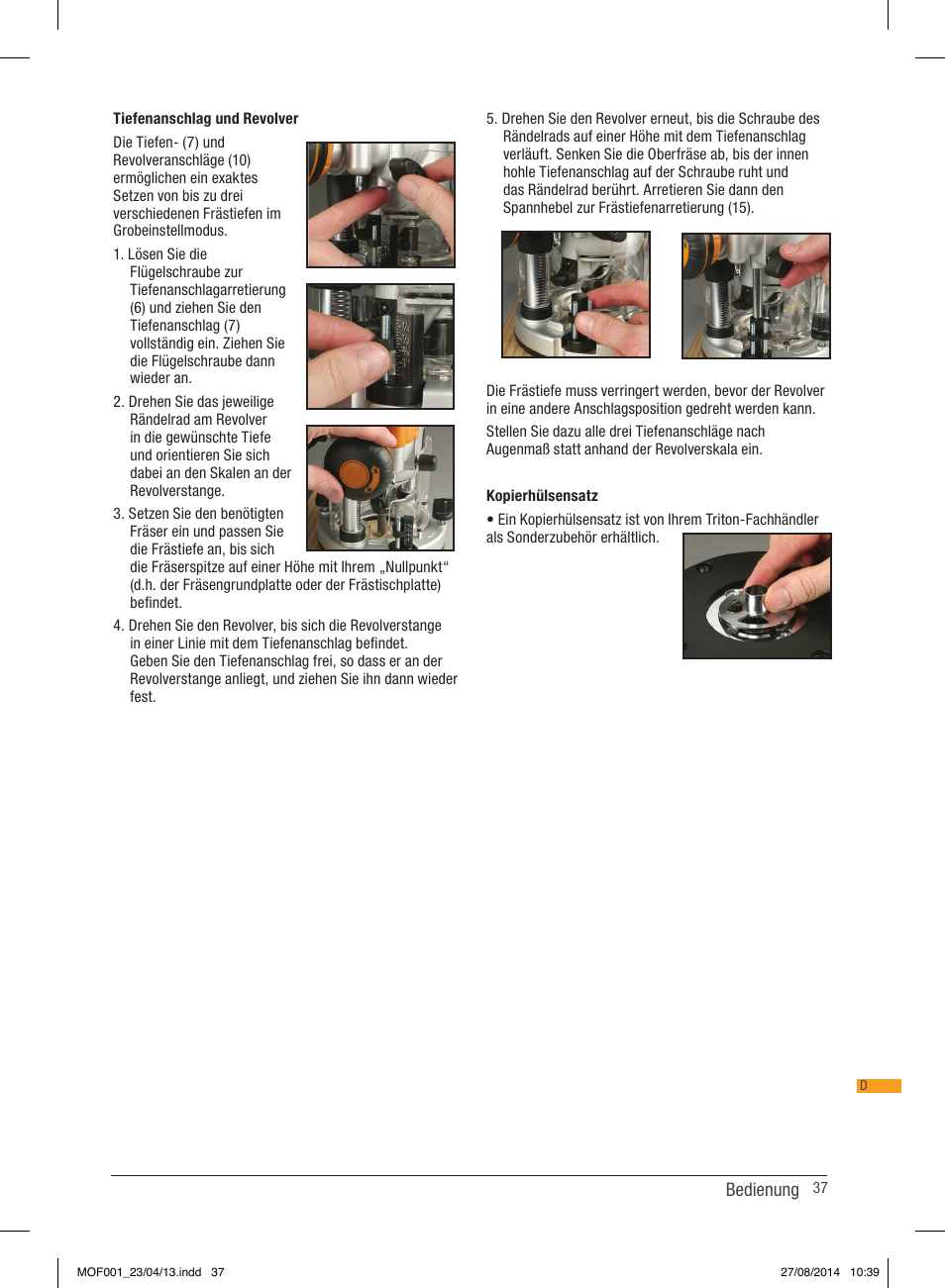 Triton MOF 001 User Manual | Page 37 / 62