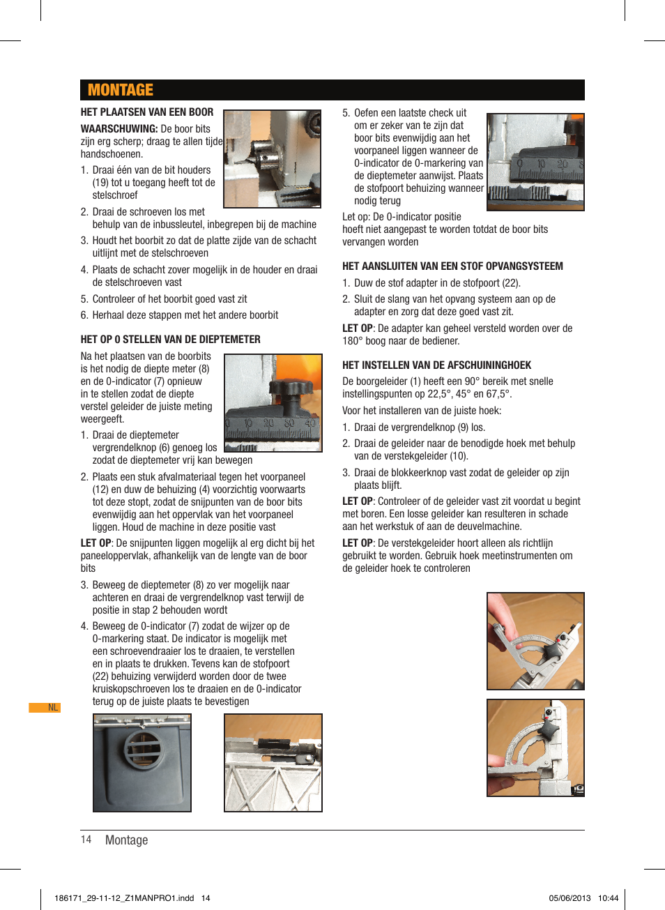 Montage | Triton TDJ 600 User Manual | Page 15 / 54