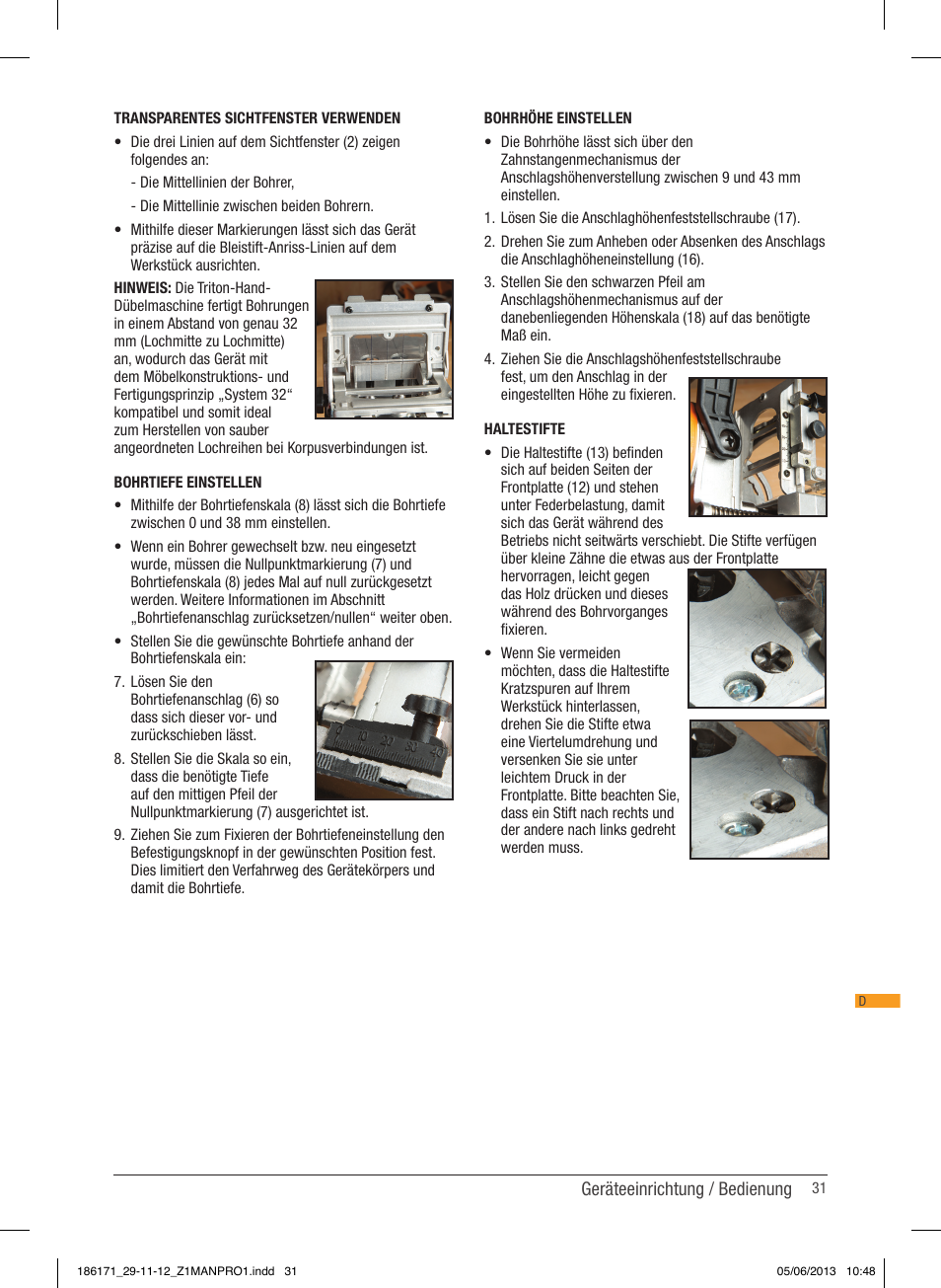 Triton TDJ 600 User Manual | Page 32 / 54