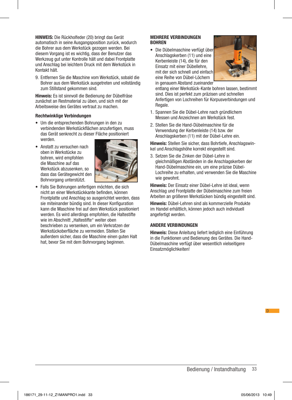 Triton TDJ 600 User Manual | Page 34 / 54