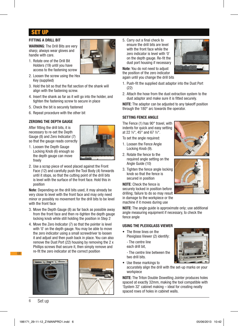 Set up | Triton TDJ 600 User Manual | Page 7 / 54