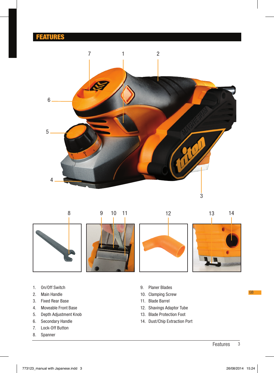 Features | Triton TCM PL User Manual | Page 3 / 54