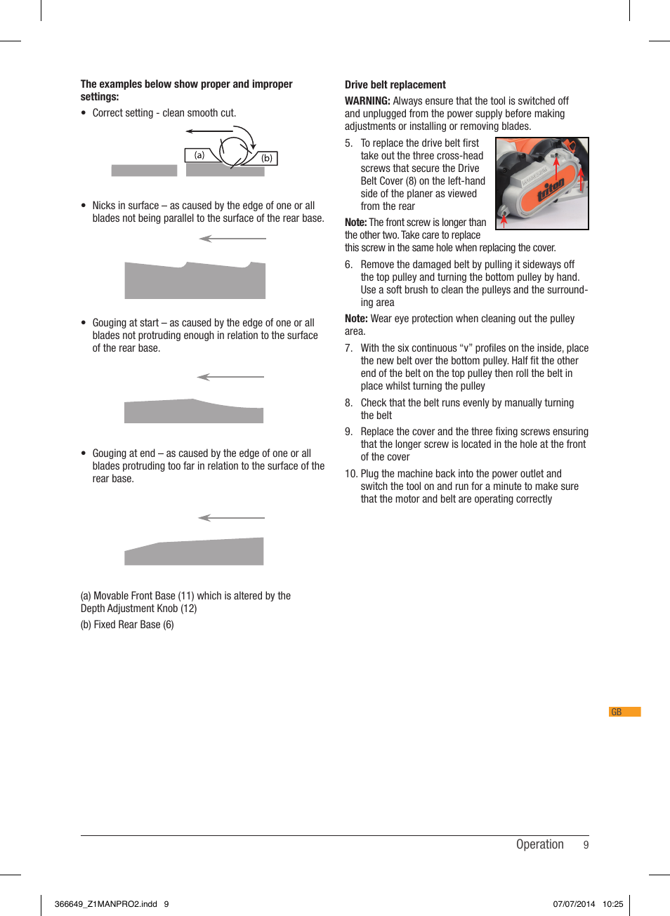 Triton TPL 180 User Manual | Page 10 / 62