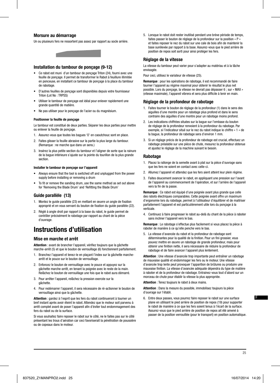 Instructions d’utilisation, A) (b) (a) (b) (a) (b) | Triton TRP UL User Manual | Page 26 / 52
