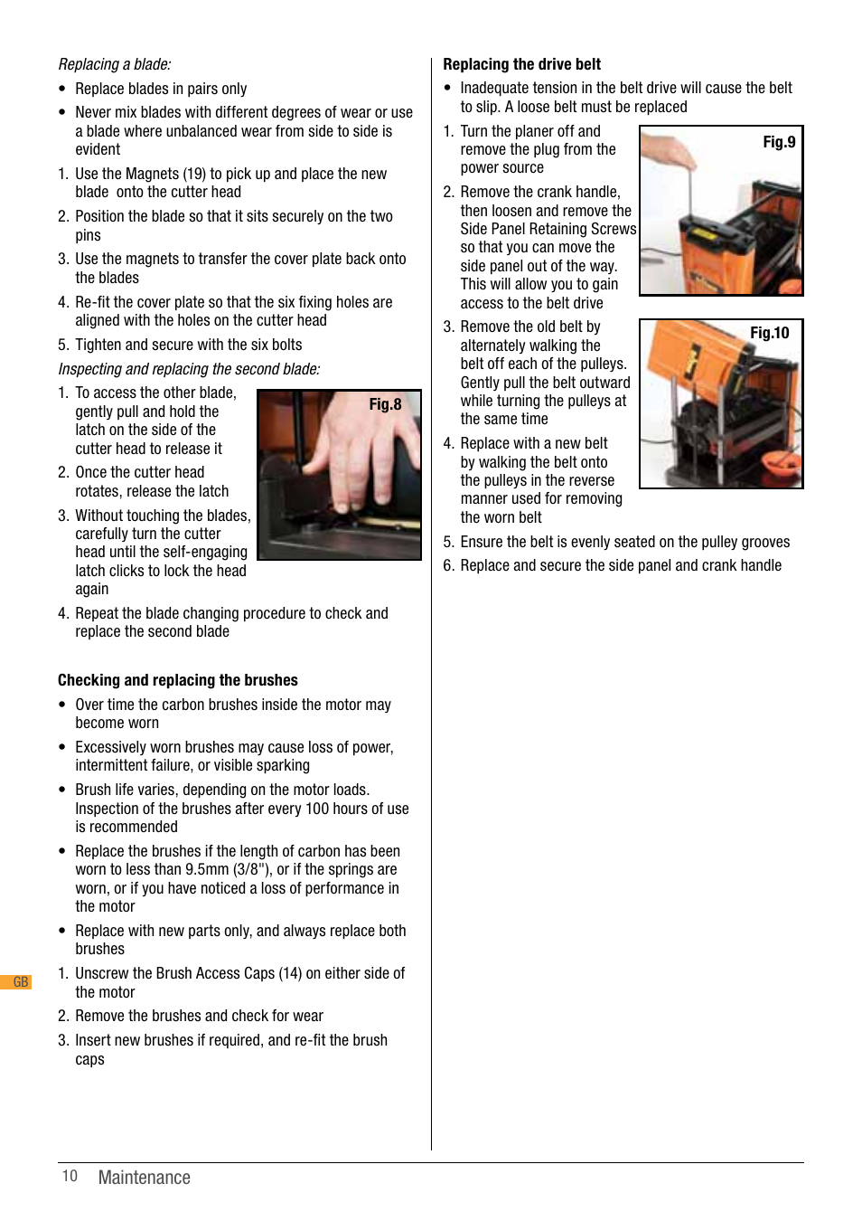 Triton TPT 125 User Manual | Page 10 / 64