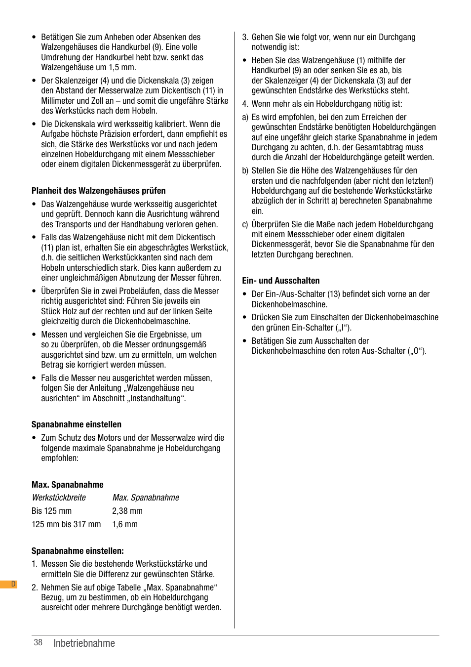 Triton TPT 125 User Manual | Page 38 / 64