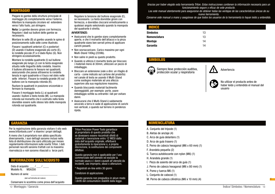 Triton MSA 200 User Manual | Page 7 / 8