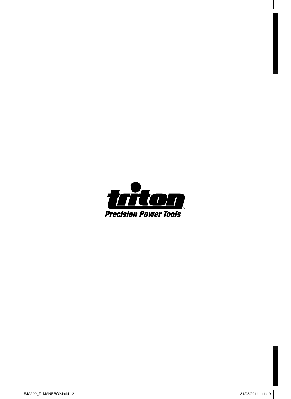 Triton SJA 200 User Manual | 66 pages