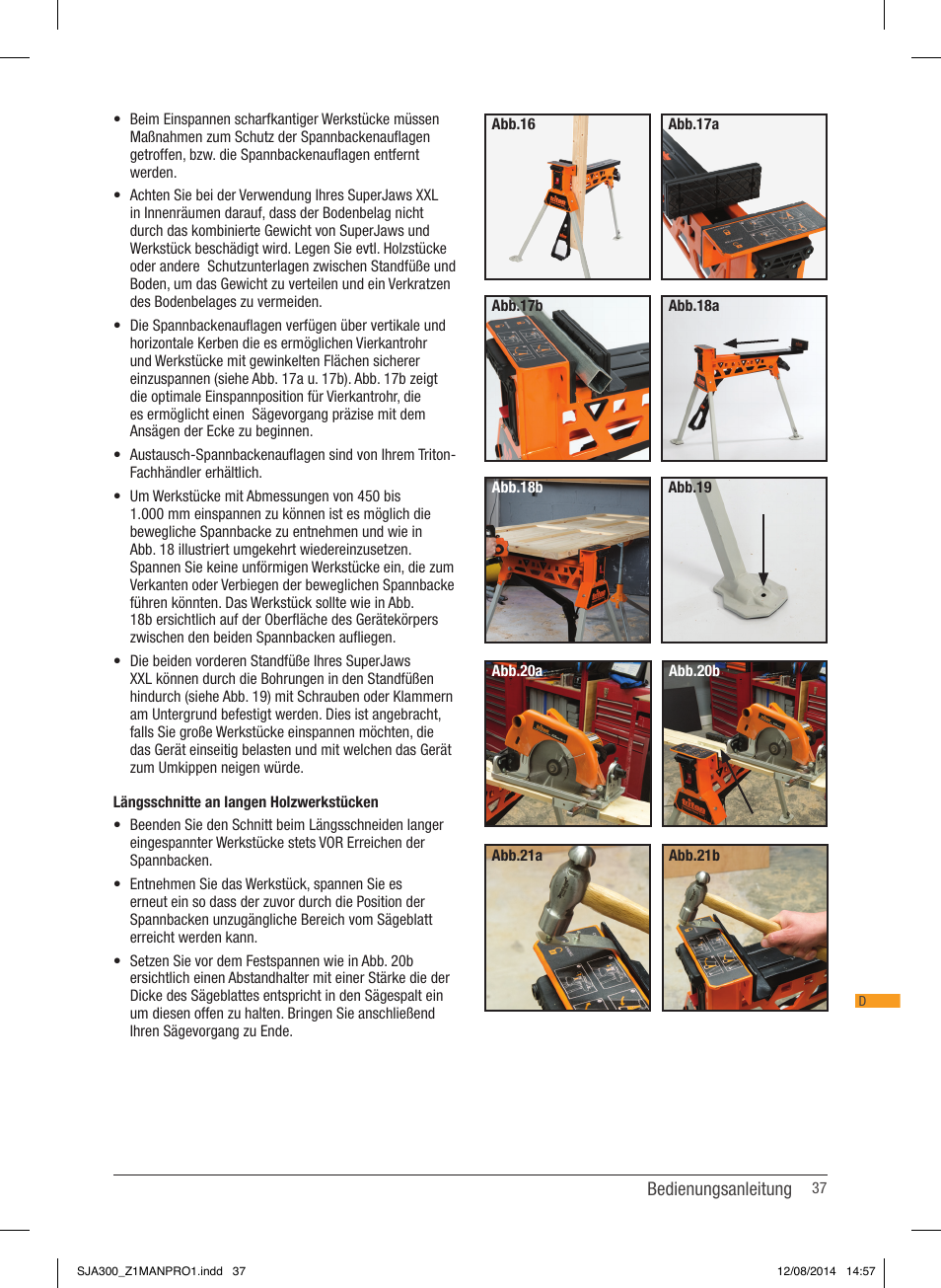 Triton SJA 300 User Manual | Page 38 / 62