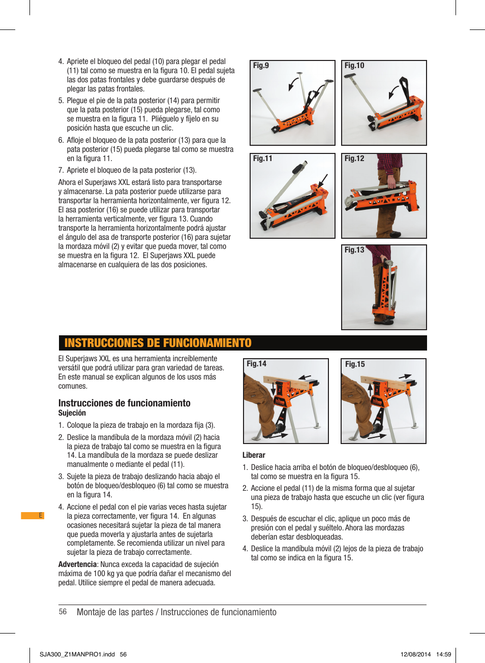 Instrucciones de funcionamiento | Triton SJA 300 User Manual | Page 57 / 62