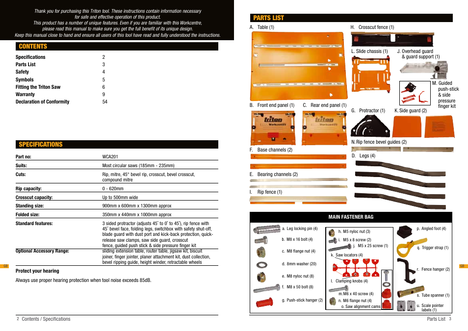 Triton WCA 201 User Manual | Page 2 / 29