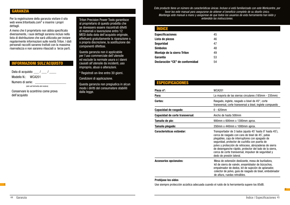 Triton WCA 201 User Manual | Page 23 / 29