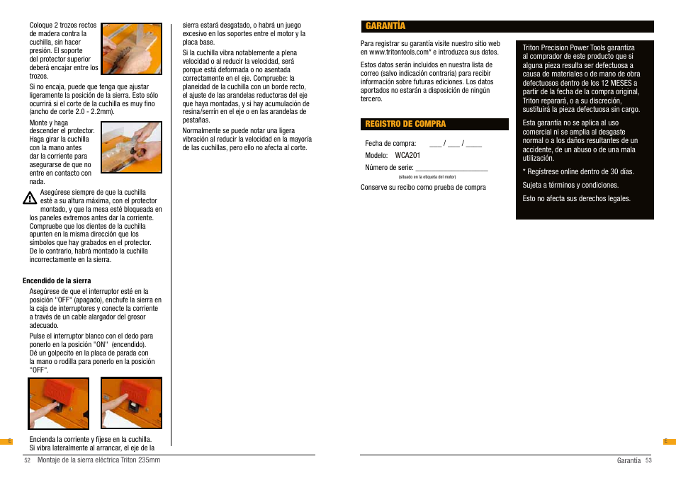 Triton WCA 201 User Manual | Page 27 / 29