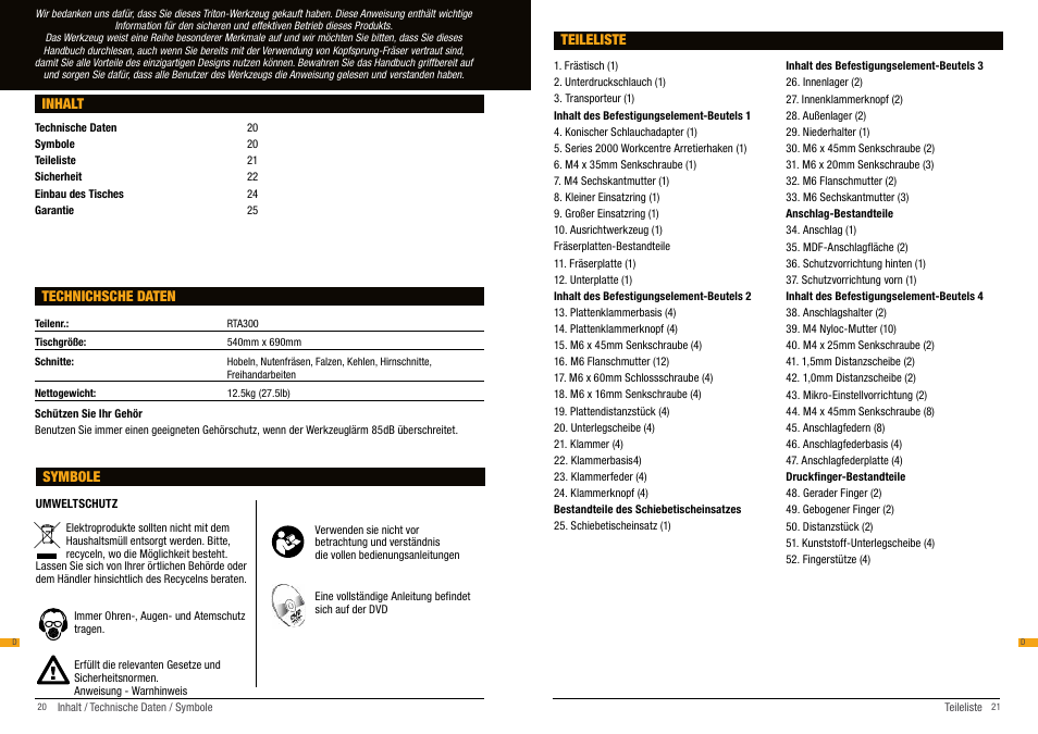 Triton RTA 300 User Manual | Page 11 / 19