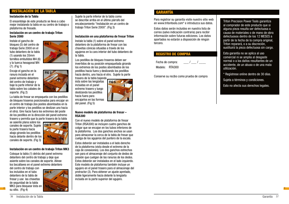 Triton RTA 300 User Manual | Page 19 / 19