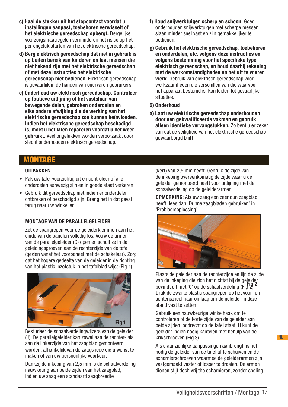 Montage | Triton TCB 100 User Manual | Page 17 / 79