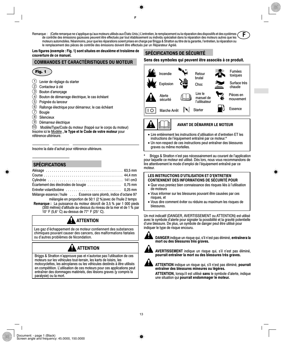 Briggs & Stratton 84100 User Manual | Page 15 / 24