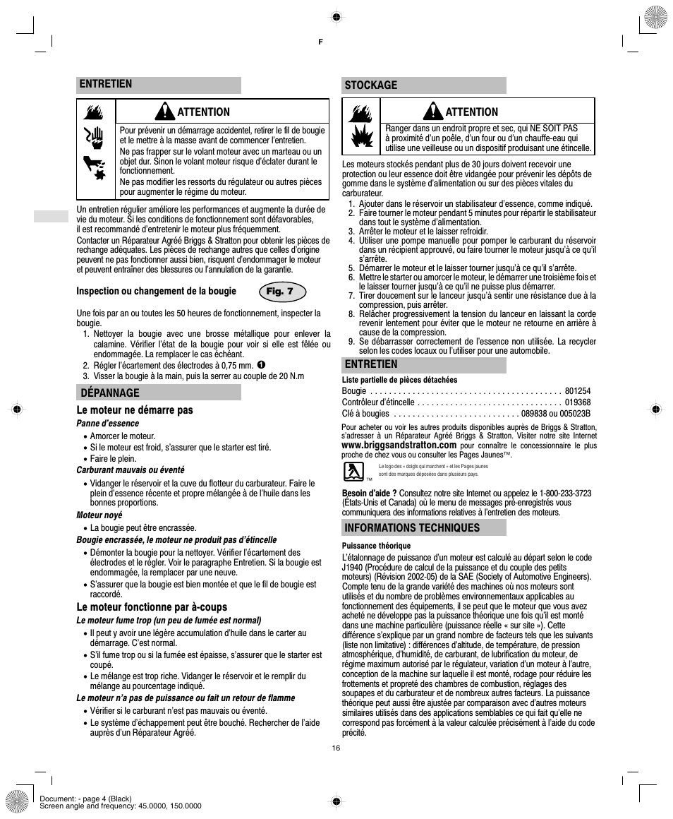 Briggs & Stratton 84100 User Manual | Page 18 / 24