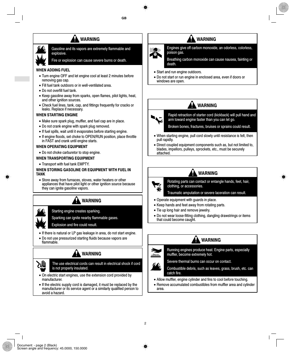 Briggs & Stratton 84100 User Manual | Page 4 / 24