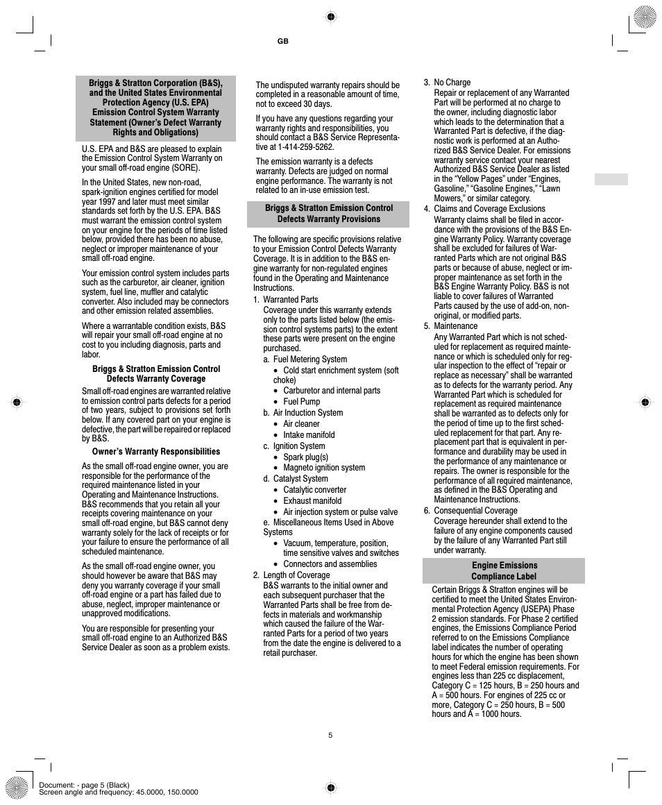 Briggs & Stratton 84100 User Manual | Page 7 / 24