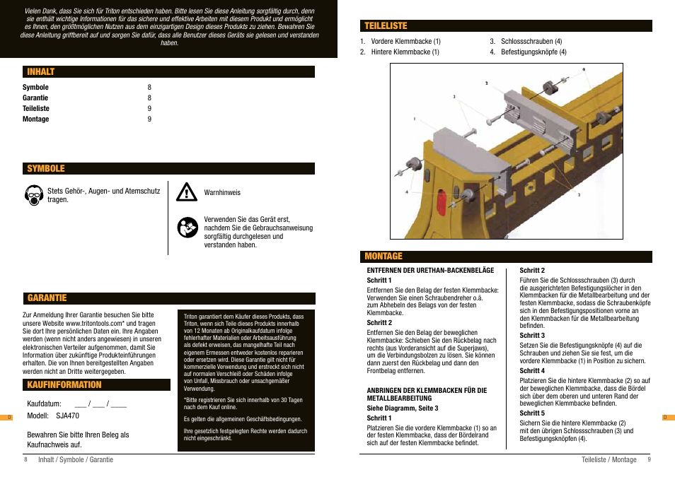 Triton SJA 470 User Manual | Page 5 / 7