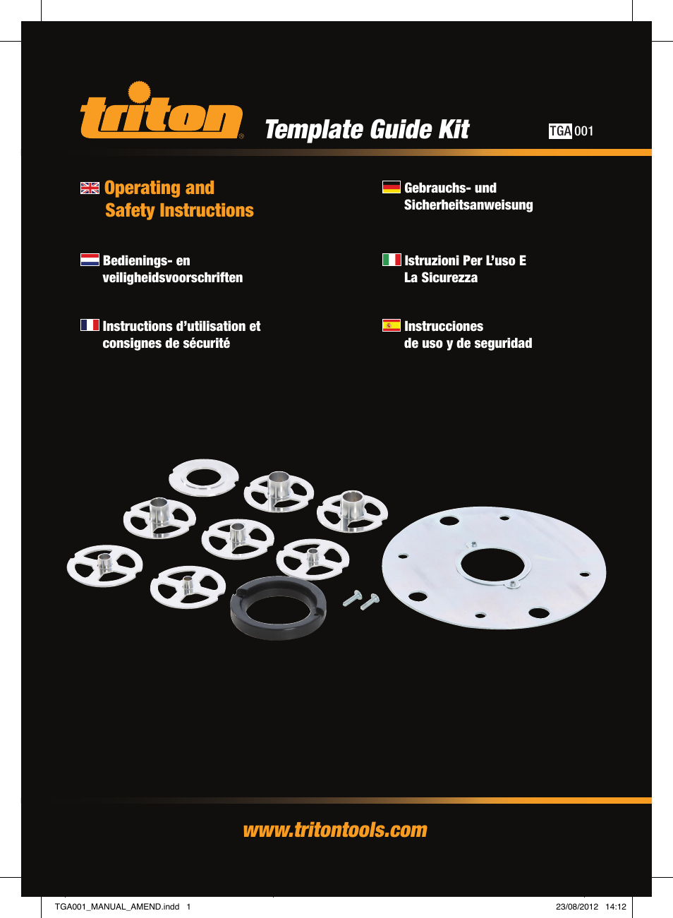 Triton TGA 001 User Manual | 26 pages