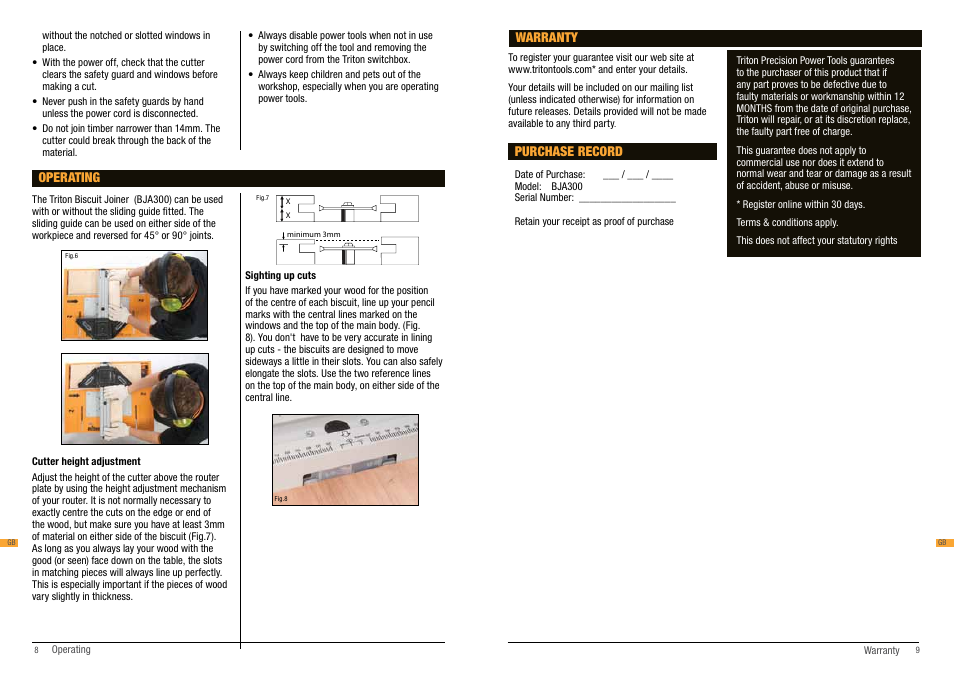 Triton BJA 300 User Manual | Page 5 / 26