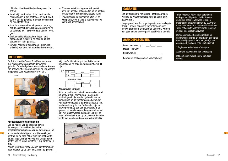Triton BJA 300 User Manual | Page 9 / 26