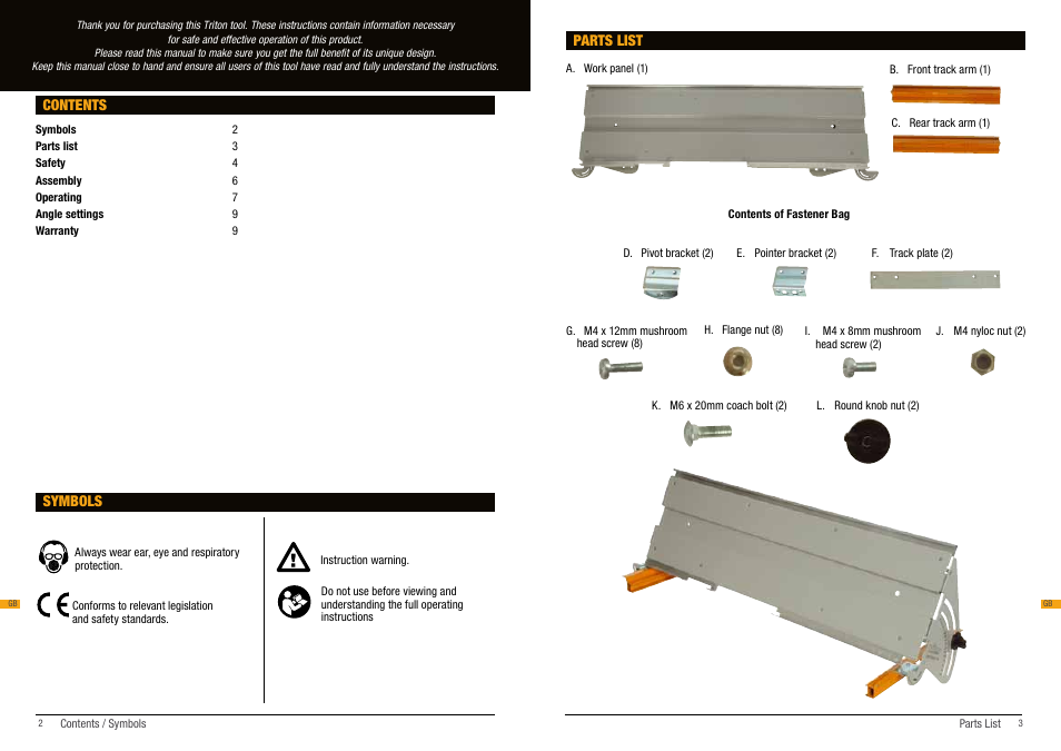 Triton BRA 100 User Manual | Page 2 / 26