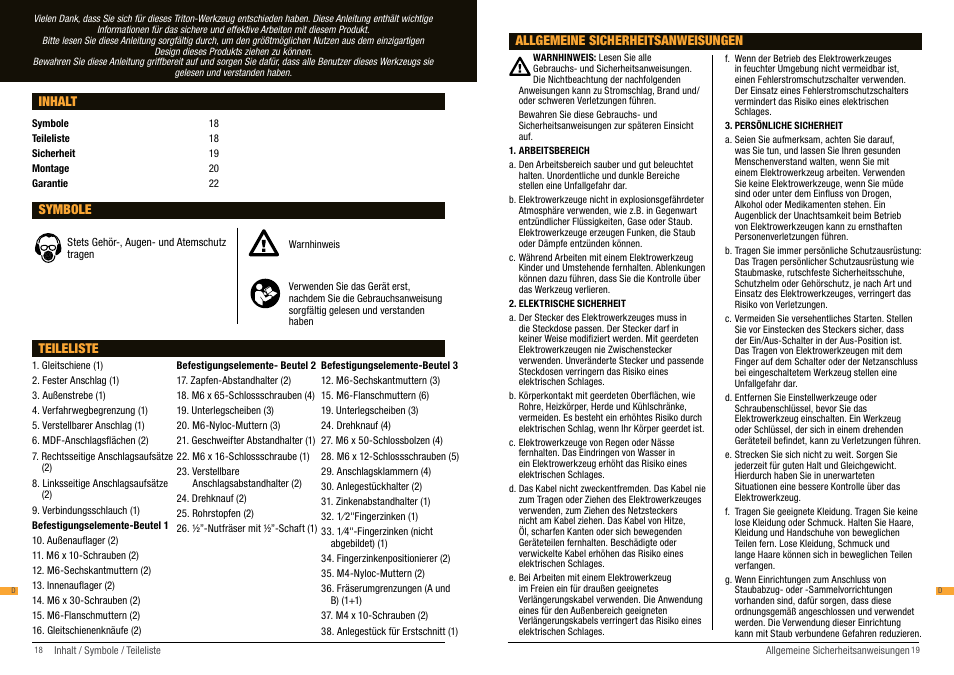 Triton FJA 300 User Manual | Page 10 / 17