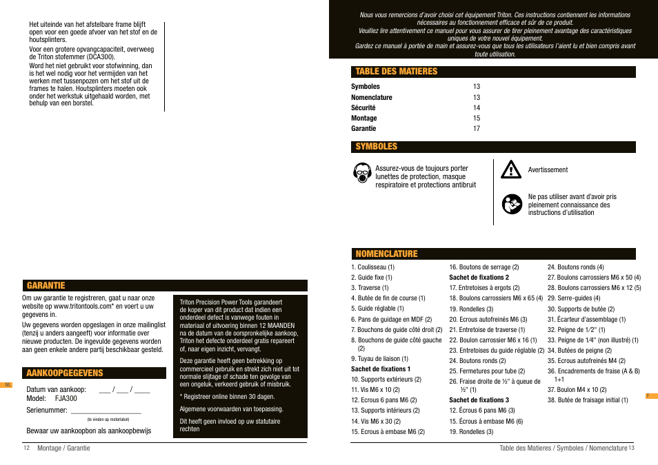 Triton FJA 300 User Manual | Page 7 / 17