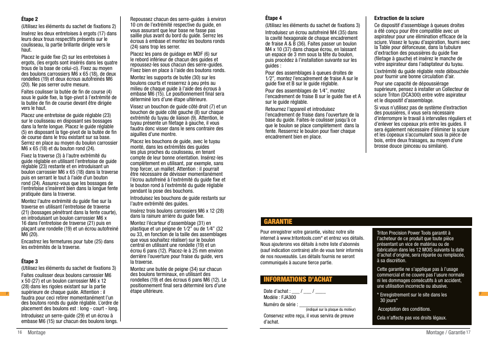Triton FJA 300 User Manual | Page 9 / 17