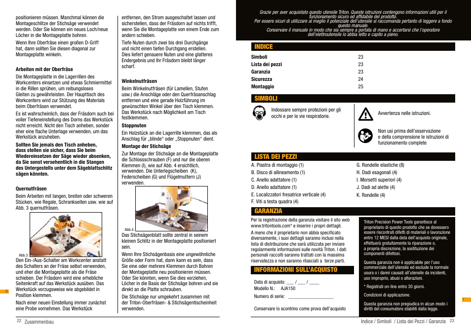 Triton AJA 150 User Manual | Page 12 / 17