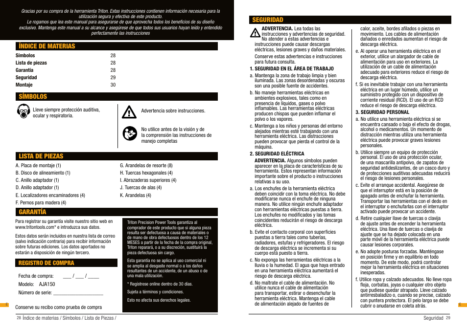 Triton AJA 150 User Manual | Page 15 / 17