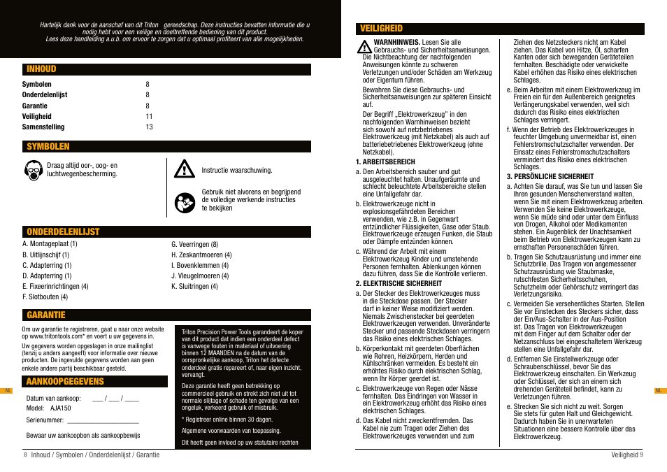 Triton AJA 150 User Manual | Page 5 / 17