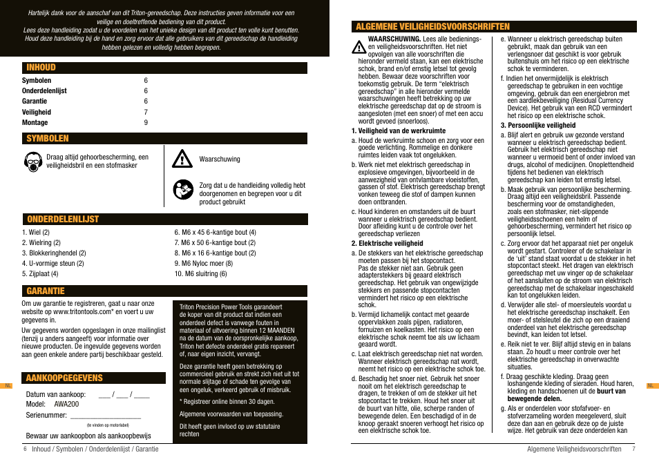 Triton AWA 200 User Manual | Page 4 / 15