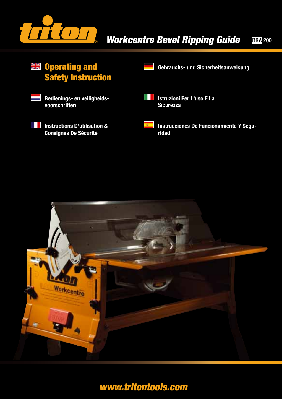 Triton BRA 200 User Manual | 20 pages