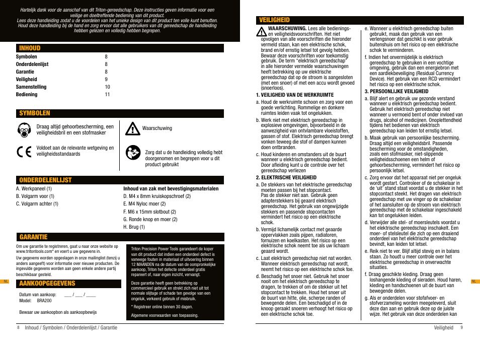 Triton BRA 200 User Manual | Page 5 / 20
