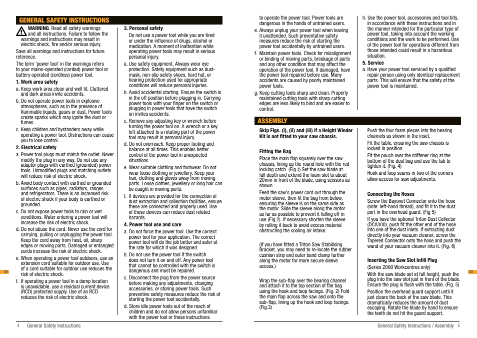Triton DCA 250 User Manual | Page 3 / 19