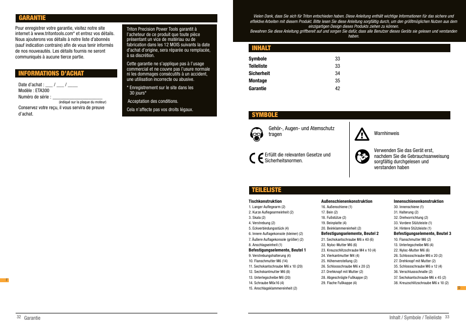 Triton ETA 300 User Manual | Page 17 / 31